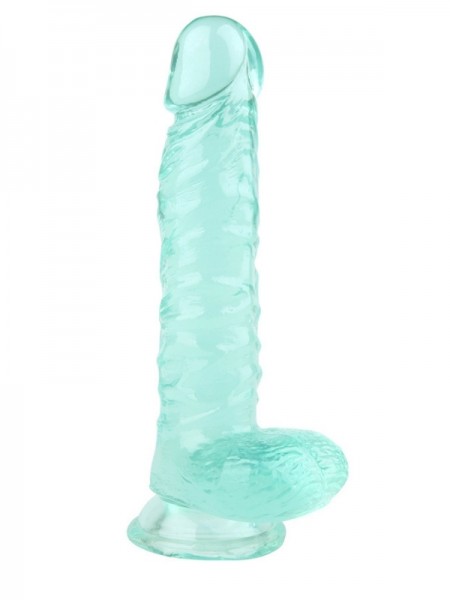 20Cm Yeşil Jel Dildo