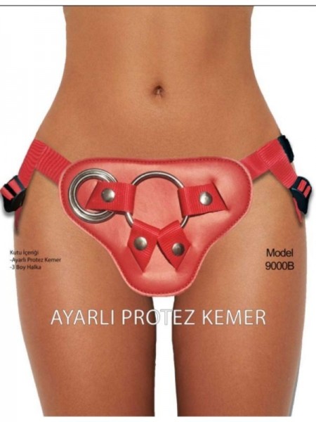 Siyah Strapon Kemeri
