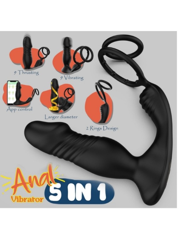 Telefon Kontrollü Prostat Masaj Vibratörü - Anal Plug Telefon Kontrollü Prostat Masaj Vibratörü - Anal Plug