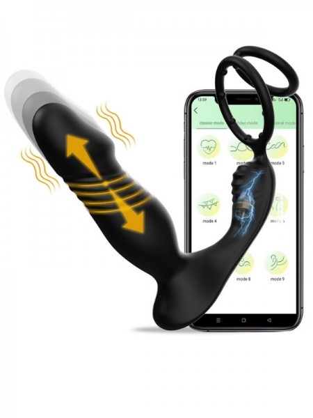Telefon Kontrollü Prostat Masaj Vibratörü - Anal Plug
