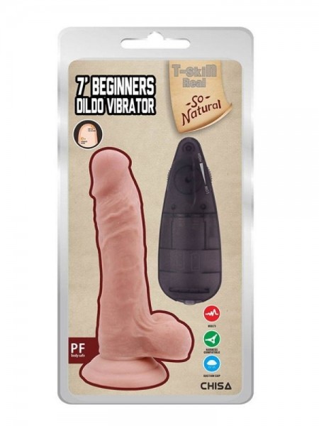 Titreşimli Gerçekçi Vibratör Dildo 17.5cm