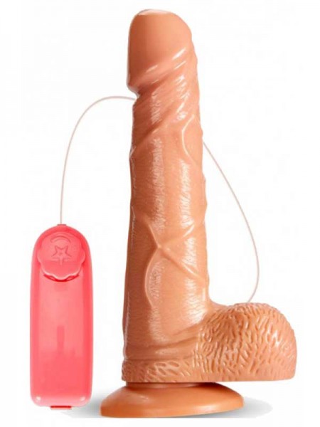 Titreşimli 360 Derece Hareketli Gerçekçi Vibratör Dildo