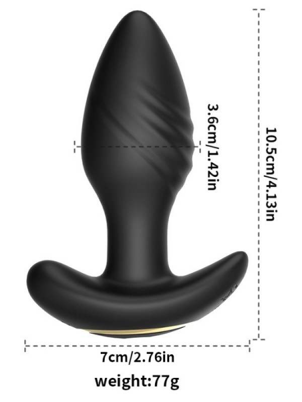 Telefon Kontrollü Titreşimli Anal Tıkaç Plug Telefon Kontrollü Titreşimli Anal Tıkaç Plug