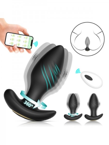 Telefon Kontrollü Titreşimli Anal Tıkaç Plug